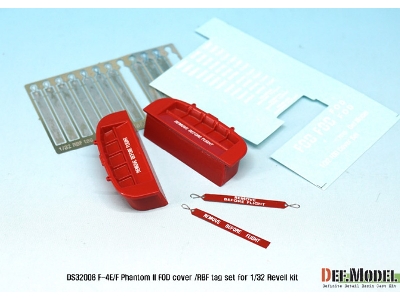F-4e Phantom Ii Fod Cover + Pe Rbf Tag Set (For Revell 1/32) - zdjęcie 3