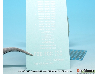 F-4e Phantom Ii Fod Cover + Pe Rbf Tag Set (For Revell 1/32) - zdjęcie 7