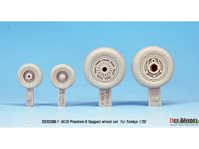 F-4c/D Phantom Ii Wheel Set (For Tamiya 1/32) - zdjęcie 2