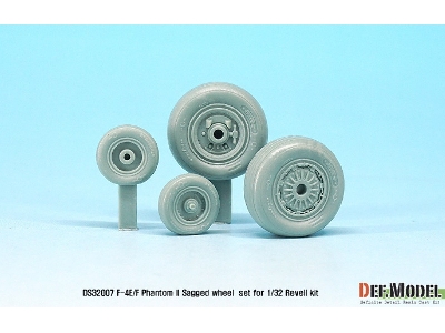 F-4c/D Phantom Ii Wheel Set (For Tamiya 1/32) - zdjęcie 6