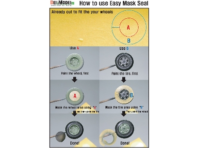 F-4c/D Phantom Ii Wheel Set (For Tamiya 1/32) - zdjęcie 7