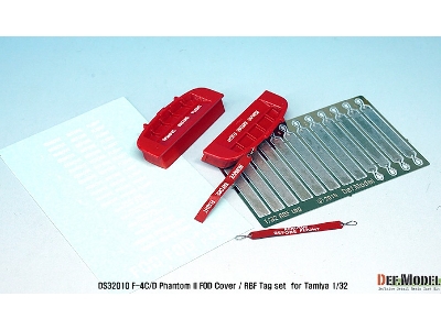 F-4c/D Phantom Ii Fod Cover + Pe Rbf Tag Set (For Tamiya 1/32) - zdjęcie 3