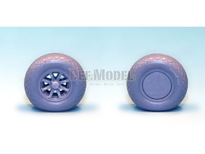 B-25 Mitchell Wheel Set (For Accurate Miniature 1/48) - zdjęcie 3