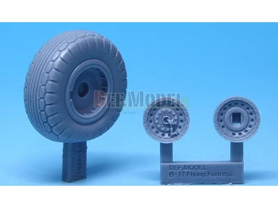 B-17f/G Flying Fortress Wheel Set 2 (For Revell 1/48) - zdjęcie 2