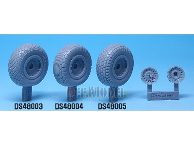 B-17f/G Flying Fortress Wheel Set 2 (For Revell 1/48) - zdjęcie 6