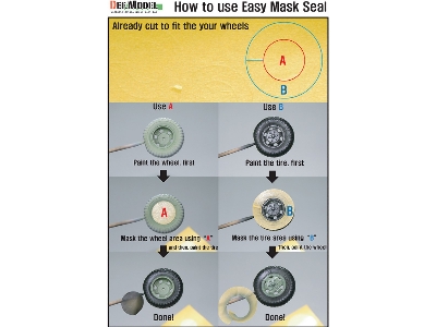 B-17f/G Flying Fortress Wheel Set 3 (For Revell 1/48) - zdjęcie 7