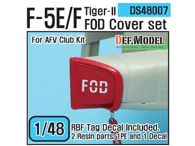 F-5e/F Tiger-ii Fod Cover Set (For Afv Club 1/48) - zdjęcie 1
