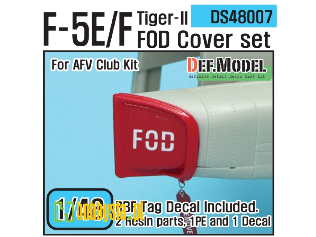 F-5e/F Tiger-ii Fod Cover Set (For Afv Club 1/48) - zdjęcie 1 F-5e/F Tiger-ii Fod Cover Set (For Afv Club 1/48) - zdjęcie 1