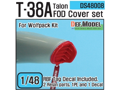T-38a Talon Fod Cover Set (For Wolfpack 1/48) - zdjęcie 1