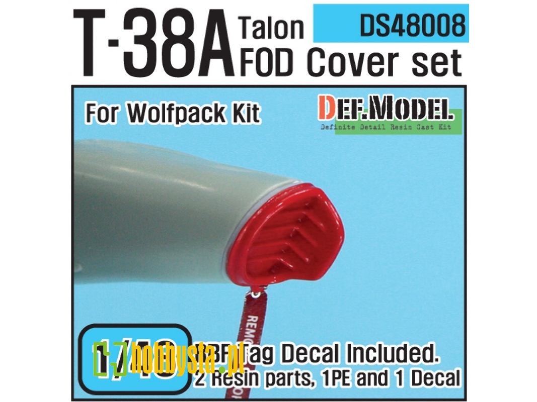 T-38a Talon Fod Cover Set (For Wolfpack 1/48) - zdjęcie 1 T-38a Talon Fod Cover Set (For Wolfpack 1/48) - zdjęcie 1