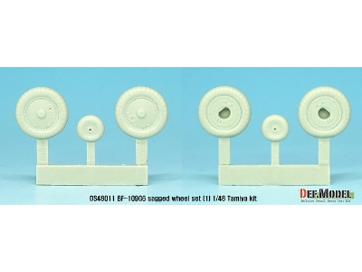 Bf109g-6 Wheel Set 1 (For Tamiya, Etc 1/48) - zdjęcie 2
