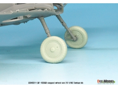 Bf109g-6 Wheel Set 1 (For Tamiya, Etc 1/48) - zdjęcie 5
