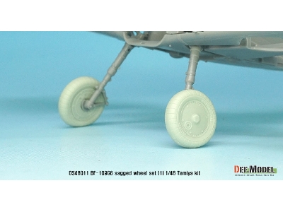 Bf109g-6 Wheel Set 1 (For Tamiya, Etc 1/48) - zdjęcie 6