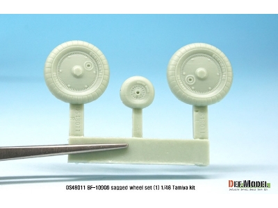 Bf109g-6 Wheel Set 1 (For Tamiya, Etc 1/48) - zdjęcie 8