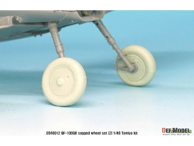 Bf109g-6 Wheel Set 2 (For Tamiyal, Etc 1/48) - zdjęcie 5