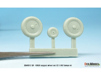 Bf109g-6 Wheel Set 2 (For Tamiyal, Etc 1/48) - zdjęcie 8