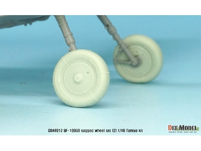 Bf109g-6 Wheel Set 2 (For Tamiyal, Etc 1/48) - zdjęcie 9