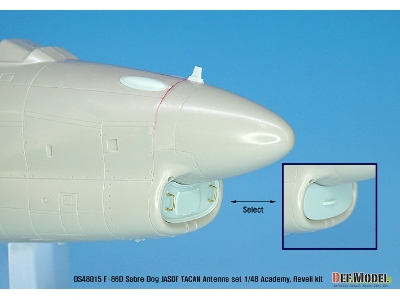 F-86d Sabre Dog Tacan Antenna Set (For Academy/ Revell 1/48) - zdjęcie 5