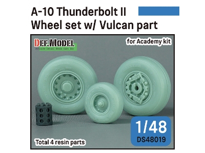 A-10 Thunderbolt Ii Wheel Set W/ Vulcan Part - zdjęcie 1