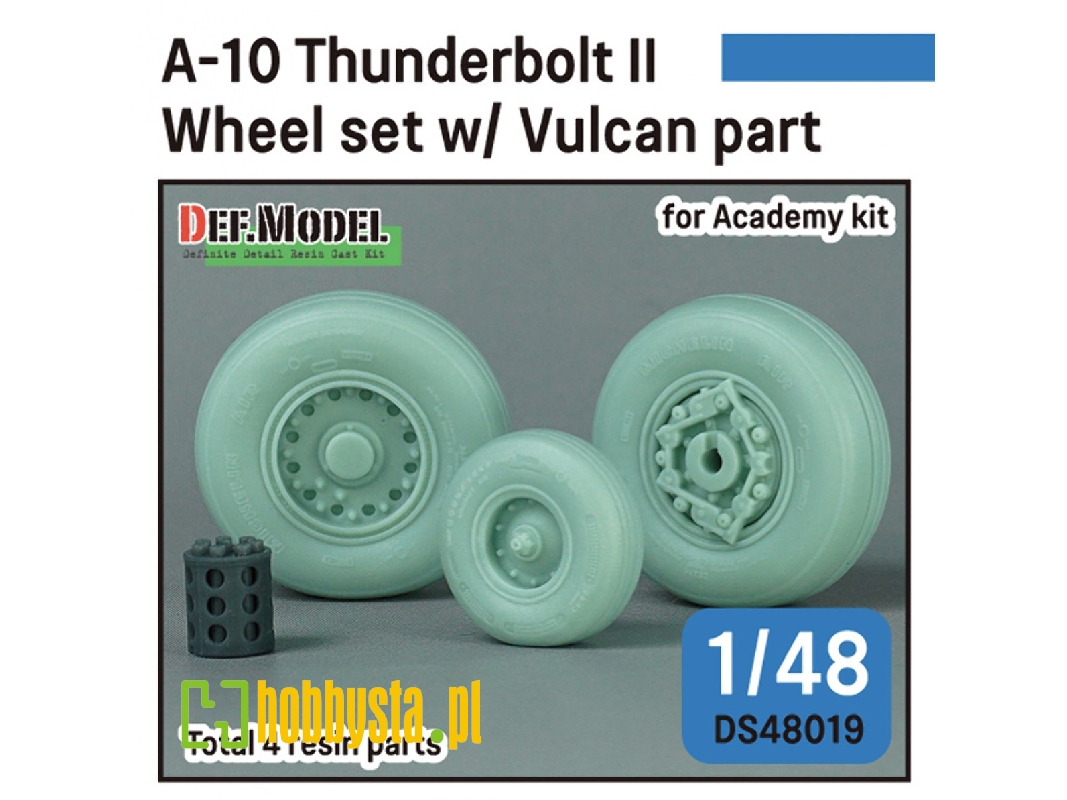 A-10 Thunderbolt Ii Wheel Set W/ Vulcan Part - zdjęcie 1