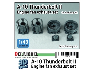 A-10 Thunderbolt Ii - Engine Fan Exhaust Set (For Academy) - zdjęcie 1