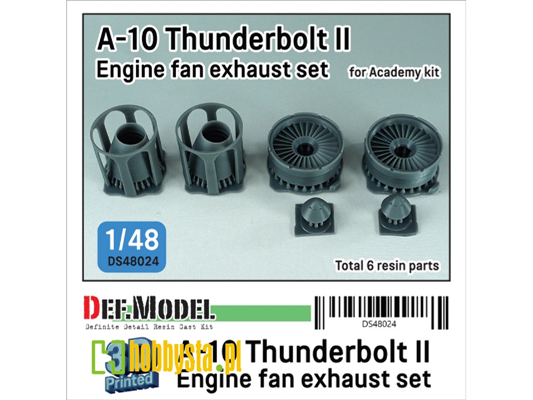 A-10 Thunderbolt Ii - Engine Fan Exhaust Set (For Academy) - zdjęcie 1 A-10 Thunderbolt Ii - Engine Fan Exhaust Set (For Academy) - zdjęcie 1