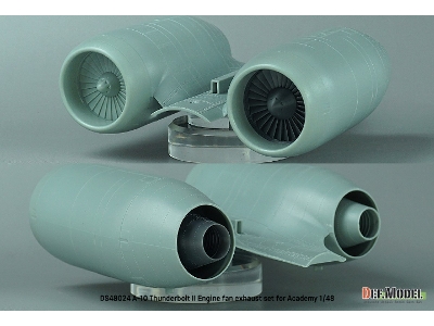A-10 Thunderbolt Ii - Engine Fan Exhaust Set (For Academy) - zdjęcie 3