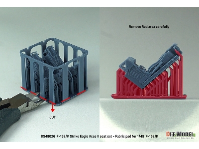 F-15e/K Strike Eagle Aces Ii Seat Set - Wool Pad - zdjęcie 9