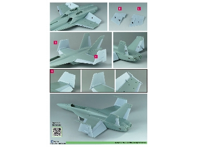F/A-18e/F Folding Wing Set (For Academy) - zdjęcie 3