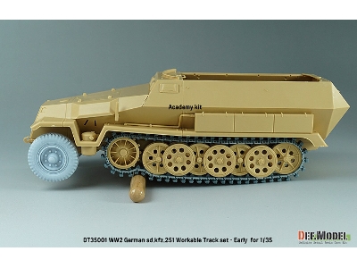 Ww2 Sd.Kfz.251 Workable Track Set - Early Type - zdjęcie 3