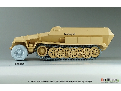 Ww2 Sd.Kfz.251 Workable Track Set - Early Type - zdjęcie 5