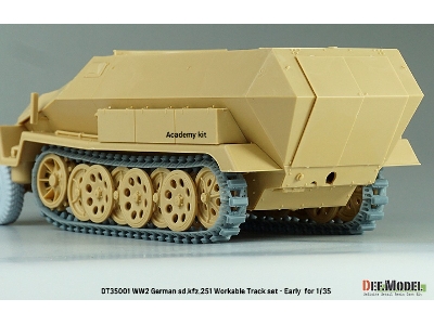 Ww2 Sd.Kfz.251 Workable Track Set - Early Type - zdjęcie 13