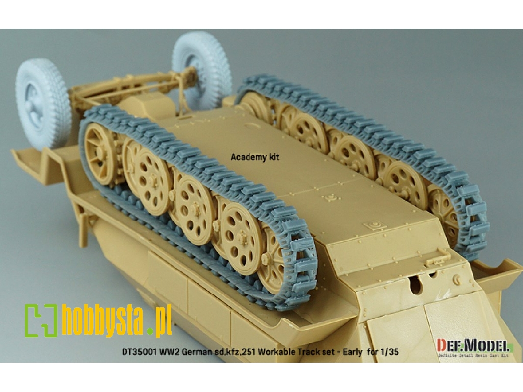 Ww2 Sd.Kfz.251 Workable Track Set - Early Type