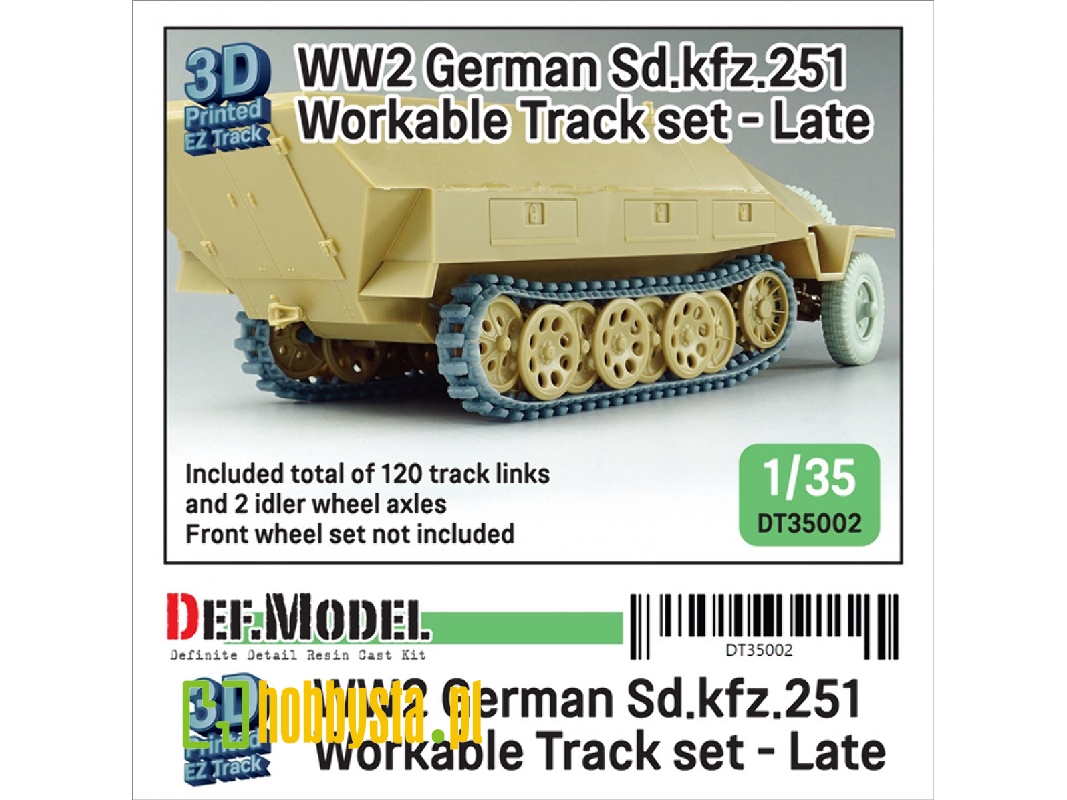 Ww2 Sd.Kfz.251 Workable Track Set - Late Type - zdjęcie 1 Ww2 Sd.Kfz.251 Workable Track Set - Late Type - zdjęcie 1