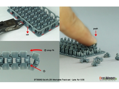 Ww2 Sd.Kfz.251 Workable Track Set - Late Type - zdjęcie 9