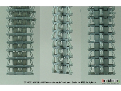 Ww2 Pz.Iii/Iv 40cm Workable Track Set - Early Type For Pz.Iii/Iv Kit - zdjęcie 8