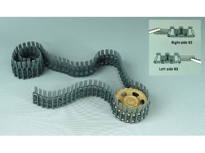Ww2 Pz.Iii/Iv 40cm Workable Track Set - Winterketten For Pz.Iii Kit - zdjęcie 4