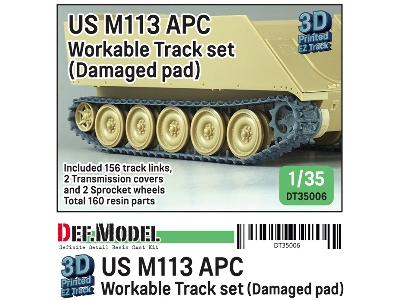 Us M113 Apc Workable Track Set For M113 Kit - zdjęcie 1