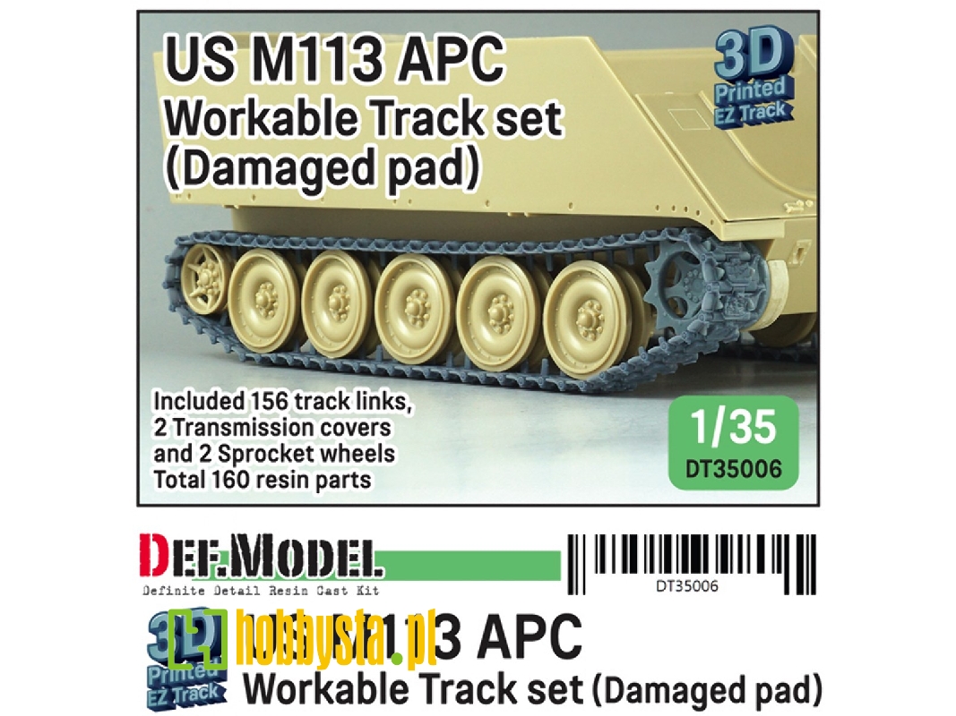 Us M113 Apc Workable Track Set For M113 Kit - zdjęcie 1 Us M113 Apc Workable Track Set For M113 Kit - zdjęcie 1
