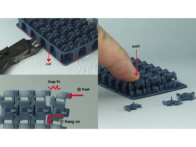 Us M113 Apc Workable Track Set For M113 Kit - zdjęcie 7