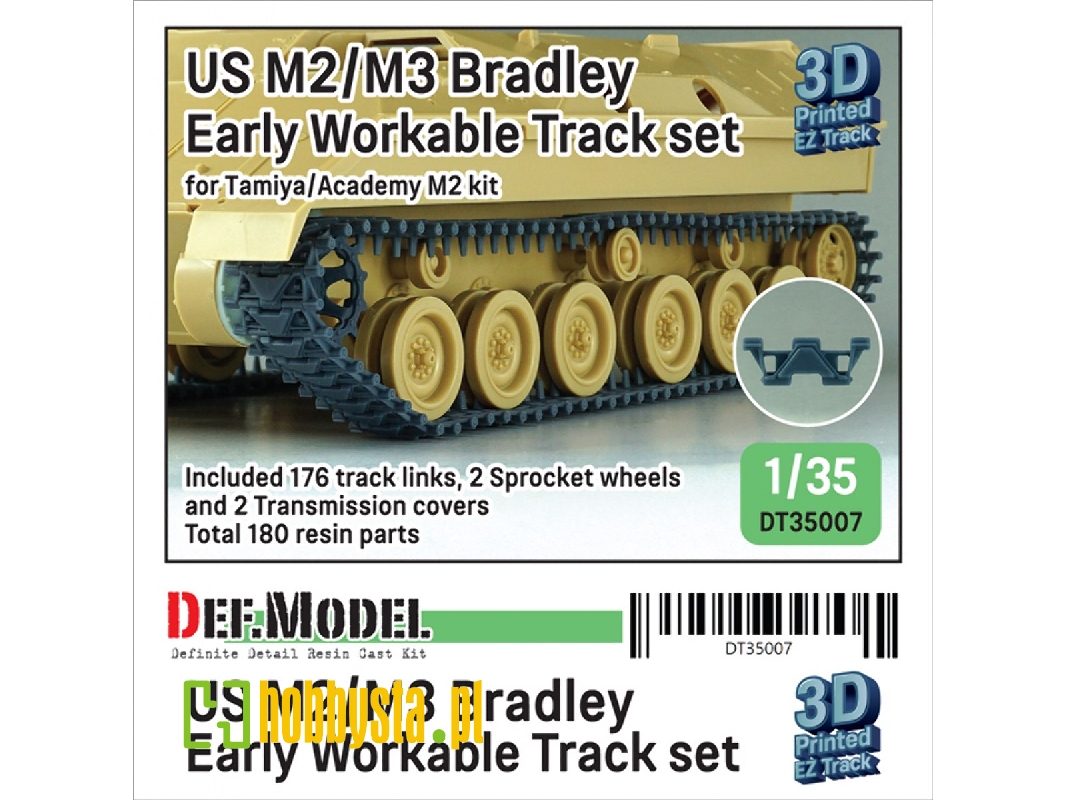 Us M2/M3 Bradley Early Workable Track Set (For Tamiya/Academy) - zdjęcie 1 Us M2/M3 Bradley Early Workable Track Set (For Tamiya/Academy) - zdjęcie 1