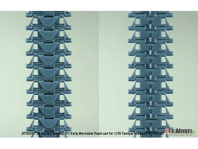 Us M2/M3 Bradley Early Workable Track Set (For Tamiya/Academy) - zdjęcie 5