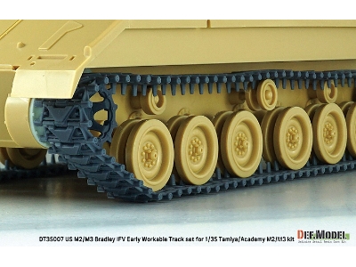 Us M2/M3 Bradley Early Workable Track Set (For Tamiya/Academy) - zdjęcie 12