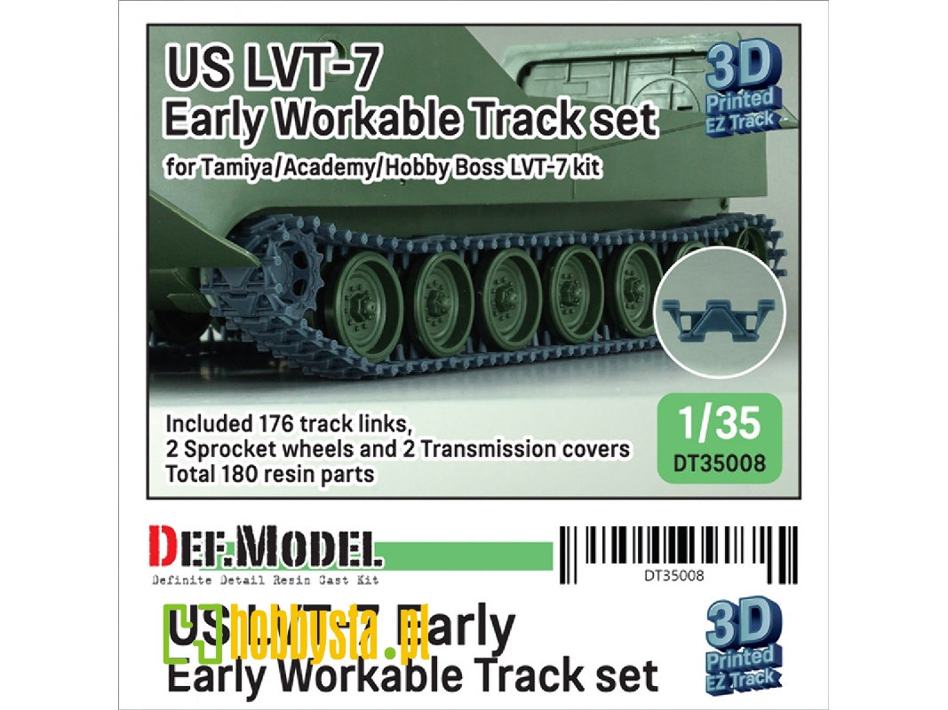 Us Lvt-7 Early Workable Track Set (For Tamiya/Academy Hobby Boss) - zdjęcie 1 Us Lvt-7 Early Workable Track Set (For Tamiya/Academy Hobby Boss) - zdjęcie 1