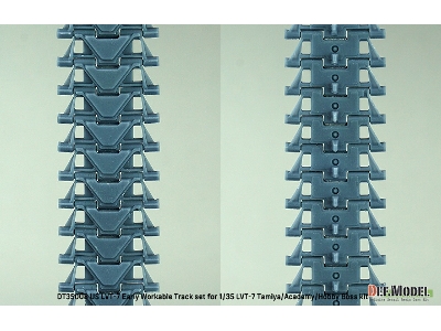 Us Lvt-7 Early Workable Track Set (For Tamiya/Academy Hobby Boss) - zdjęcie 5