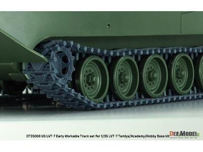 Us Lvt-7 Early Workable Track Set (For Tamiya/Academy Hobby Boss) - zdjęcie 12