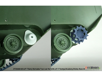 Us Lvt-7 Early Workable Track Set (For Tamiya/Academy Hobby Boss) - zdjęcie 13