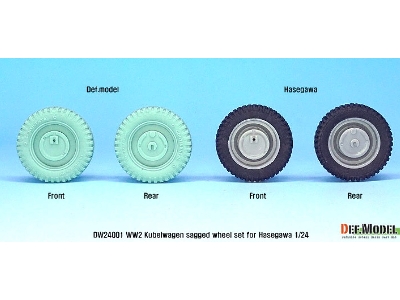 Ww2 Kubelwagen Sagged Wheel Set - zdjęcie 13