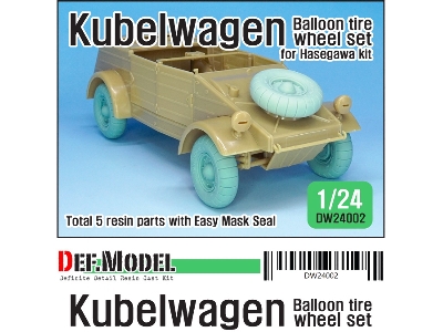Ww2 Kubelwagen Balloon Tire Wheel Set - zdjęcie 1