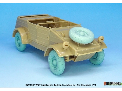 Ww2 Kubelwagen Balloon Tire Wheel Set - zdjęcie 6